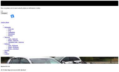 Schermafbeelding van rijschooldelier.nl