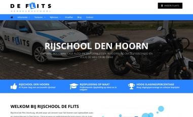 Schermafbeelding van rijschooldenhoorn.nl