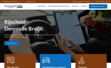 Schermafbeelding van rijschooldennisdebruijn.nl