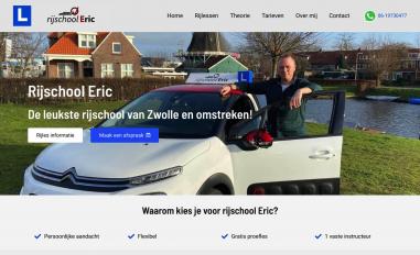 Schermafbeelding van rijschooleric.nl