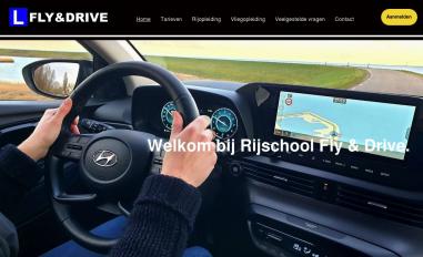 Schermafbeelding van rijschoolflydrive.nl