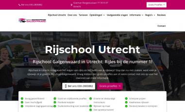 Schermafbeelding van rijschoolgalgenwaard.nl