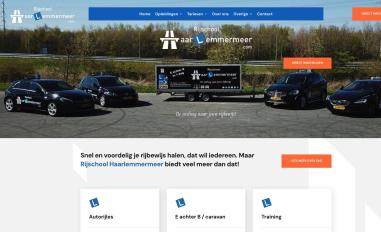 Schermafbeelding van rijschoolhaarlemmermeer.com