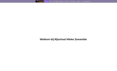 Schermafbeelding van rijschoolmieke.nl