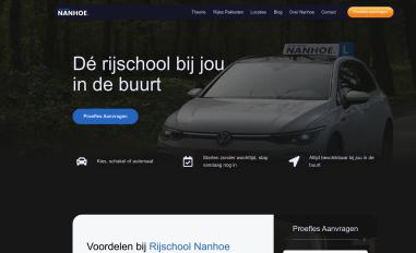 Schermafbeelding van rijschoolnanhoe.nl