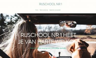 Schermafbeelding van rijschoolnr1.nl