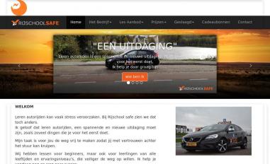 Schermafbeelding van rijschoolsafe.nl