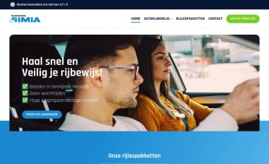 Schermafbeelding van rijschoolsimia.nl