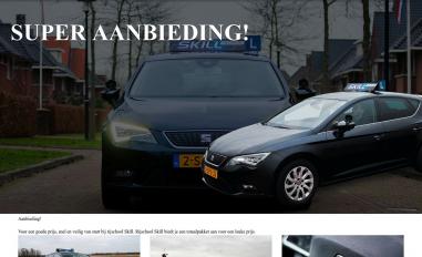 Schermafbeelding van rijschoolskill.nl