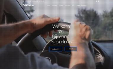 Schermafbeelding van rijschoolspoorloos.nl