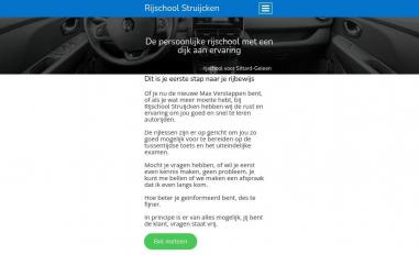 Schermafbeelding van rijschoolstruijcken.nl