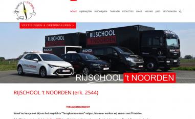 Schermafbeelding van rijschooltnoorden.be