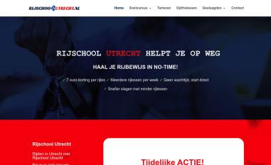 Schermafbeelding van rijschoolutrecht.nl
