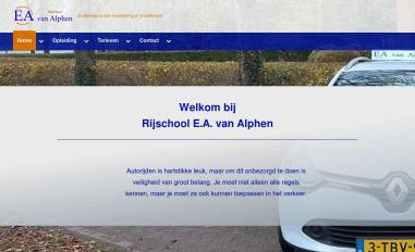 Schermafbeelding van rijschoolvanalphen.nl