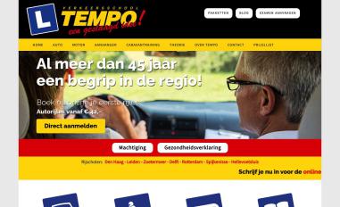 Schermafbeelding van rijtempo.nl