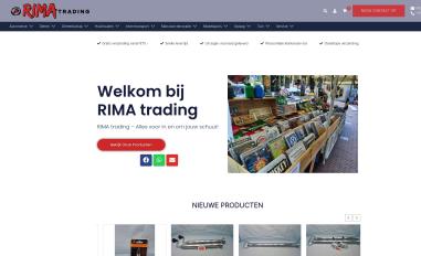 Schermafbeelding van rimatrading.nl