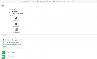 Schermafbeelding van rimisa.nl