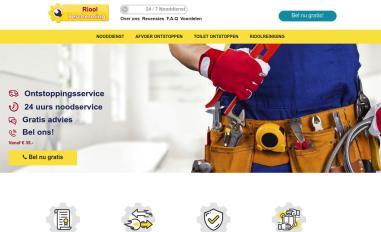 Schermafbeelding van riool-bescherming.nl