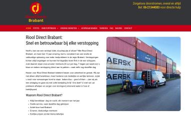 Schermafbeelding van riooldirect-brabant.nl