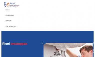 Schermafbeelding van rioolkompaan.nl