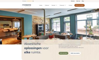 Schermafbeelding van rivasono.nl