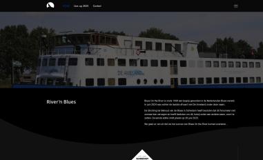 Schermafbeelding van rivernblues.nl