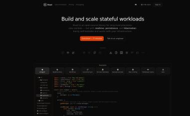 Schermafbeelding van rivet.dev