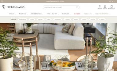 Schermafbeelding van rivieramaison.com