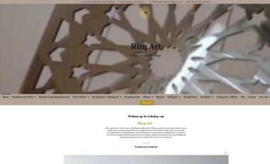 Schermafbeelding van rizq-art.nl