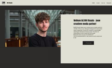 Schermafbeelding van rmvisuals.nl