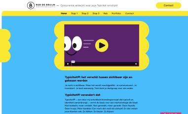 Schermafbeelding van robdebruijn.nl