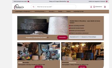 Schermafbeelding van robinswoondeco.nl