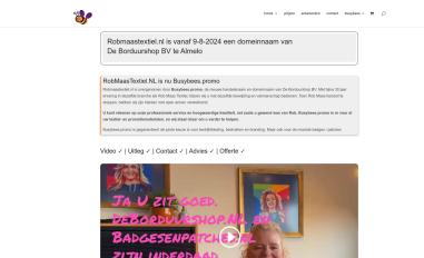 Schermafbeelding van robmaastextiel.nl