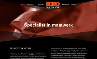 Schermafbeelding van robometaal.nl