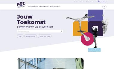 Schermafbeelding van roc-nijmegen.nl