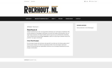 Schermafbeelding van roerhout.nl