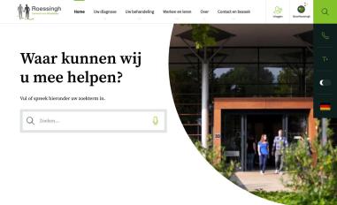 Schermafbeelding van roessingh.nl