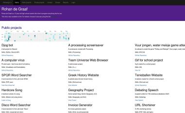 Schermafbeelding van rohandg.nl
