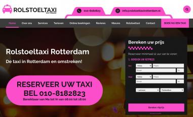 Schermafbeelding van rolstoeltaxirotterdam.nl