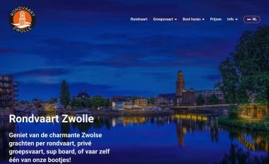 Schermafbeelding van rondvaartzwolle.nl