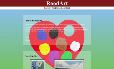 Schermafbeelding van roodart.nl
