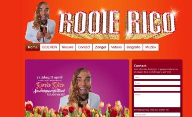 Schermafbeelding van rooierico.nl