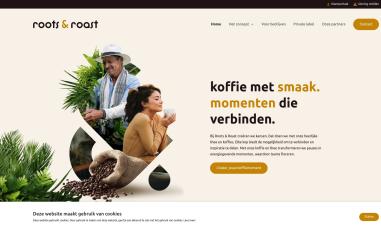 Schermafbeelding van roots-roast.nl
