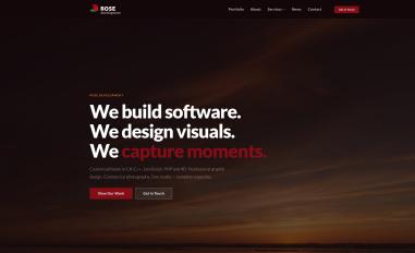 Schermafbeelding van rosedev.nl