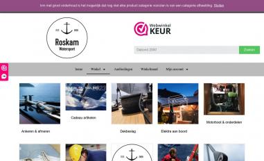 Schermafbeelding van roskamwatersport.nl