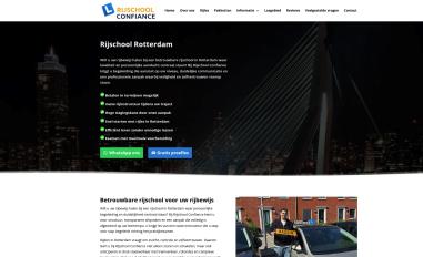 Schermafbeelding van rotterdamse-rijschool.nl