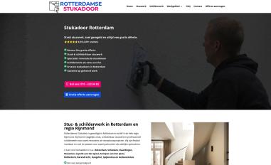 Schermafbeelding van rotterdamse-stukadoor.nl