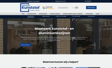 Schermafbeelding van rotterdamsekunststofkozijnenfabriek.nl