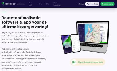 Schermafbeelding van routelogic.nl
