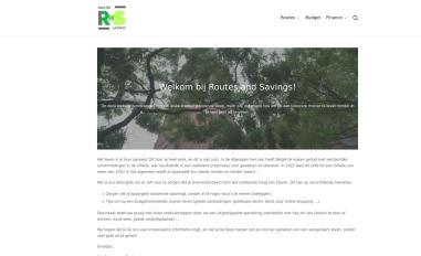 Schermafbeelding van routesandsavings.com